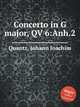 Concerto in G major, QV 6:Anh.2, Quantz, Johann Joachim 