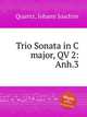 Trio Sonata in C major, QV 2:Anh.3, Quantz, Johann Joachim 