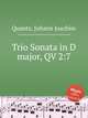 Trio Sonata in D major, QV 2:7, Quantz, Johann Joachim 