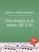 Trio Sonata in D major, QV 2:10, Quantz, Johann Joachim 