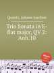 Trio Sonata in E-flat major, QV 2:Anh.10, Quantz, Johann Joachim 