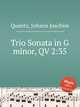 Trio Sonata in G minor, QV 2:35, Quantz, Johann Joachim 