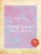 String Quartet No.3, Op.74, Reger, Max 