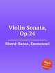 Violin Sonata, Op.24, 