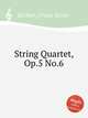 String Quartet, Op.5 No.6, Richter, Franz Xaver 