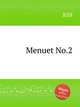Menuet No.2, RSB 