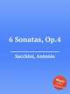 6 Sonatas, Op.4, Sacchini, Antonio 