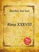 Rima XXXVIII, 