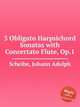 3 Obligato Harpsichord Sonatas with Concertato Flute, Op.1, Scheibe, Johann Adolph 