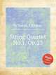 String Quartet No.1, Op.23, Schoeck, Othmar 