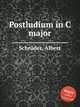 Postludium in C major, 