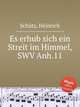Es erhub sich ein Streit im Himmel, SWV Anh.11, 