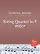 String Quartet in F major, Scontrino, Antonio 