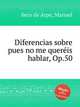 Diferencias sobre pues no me querеis hablar, Op.50, Seco de Arpe, Manuel 