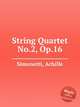 String Quartet No.2, Op.16, Simonetti, Achille 