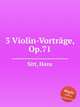 3 Violin-Vortrge, Op.71, Sitt, Hans 