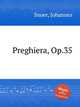Preghiera, Op.35, Snoer, Johannes 