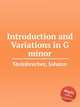 Introduction and Variations in G minor, Steinbrecher, Johann 