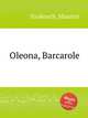 Oleona, Barcarole, Strakosch, Maurice 