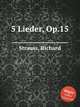 5 Lieder, Op.15, Strauss, Richard 