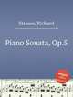 Piano Sonata, Op.5, Strauss, Richard 