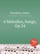4 Melodies, Songs, Op.24, Svendsen, Johan 