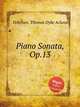 Piano Sonata, Op.13, Tellefsen, Thomas Dyke Acland 