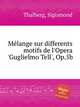 Mеlange sur differents motifs de l'Opera 'Guglielmo Tell', Op.5b, Thalberg, Sigismond 