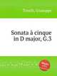 Sonata cinque in D major, G.3, Torelli, Giuseppe 