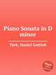 Piano Sonata in D minor, 