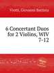 6 Concertant Duos for 2 Violins, WIV 7-12, Viotti, Giovanni Battista 