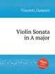 Violin Sonata in A major, Visconti, Gasparo 