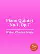Piano Quintet No.1, Op.7, Widor, Charles-Marie 
