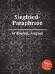Siegfried-Paraphrase, Wilhelmj, August 