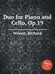 Duo for Piano and Cello, Op.19, 