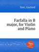Farfalla in B major, for Violin and Piano, Yost, Gaylord 