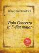 Viola Concerto in E-flat major, Zelter, Carl Friedrich 