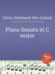 Piano Sonata in C major, Zinck, Hartenack Otto Conrad 