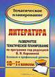 Литература. 10-11 классы. Развернутое тематическое планирование по программе под редакцией В. Я. Коровиной. Базовый и профильный уровень, Г. В. Цветкова 