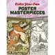 Color Your Own Poster Masterpieces, Noble Marty 