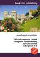 Official names of United Kingdom Parliamentary constituencies in England N-Z, Jesse Russell,Ronald Cohn 