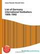 List of Germany international footballers 1908–1942, Jesse Russell,Ronald Cohn 