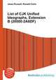 List of CJK Unified Ideographs, Extension B (20000-2A6DF), Jesse Russell,Ronald Cohn 