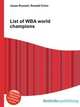 List of WBA world champions, Jesse Russell,Ronald Cohn 