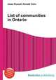 List of communities in Ontario, Jesse Russell,Ronald Cohn 