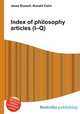 Index of philosophy articles (I–Q), Jesse Russell,Ronald Cohn 
