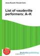 List of vaudeville performers: A–K, Jesse Russell,Ronald Cohn 