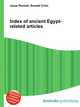 Index of ancient Egypt-related articles, Jesse Russell,Ronald Cohn 