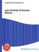 List of birds of Guinea-Bissau, Jesse Russell,Ronald Cohn 