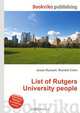 List of Rutgers University people, Jesse Russell,Ronald Cohn 